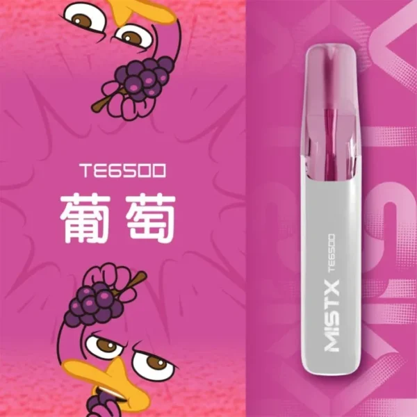 MIST X TE 鴨嘴獸 6500口 一次性電子煙｜長效續航｜拋棄式設計・免充電